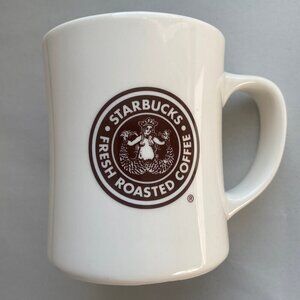 2008 Starbucks Coffee Mug, Cup Classic Siren Mermaid Double Logo Graphic